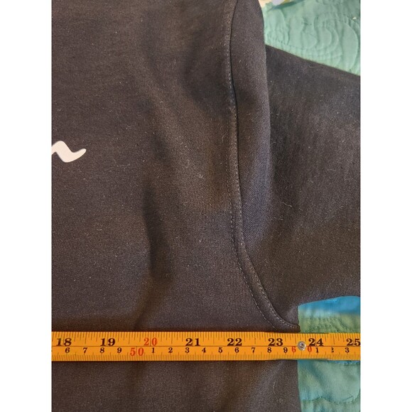 Champion Men's 2X Black Powerblend  Crew Neck  Script Logo Pullover Sweatshirt - Picture 7 of 8